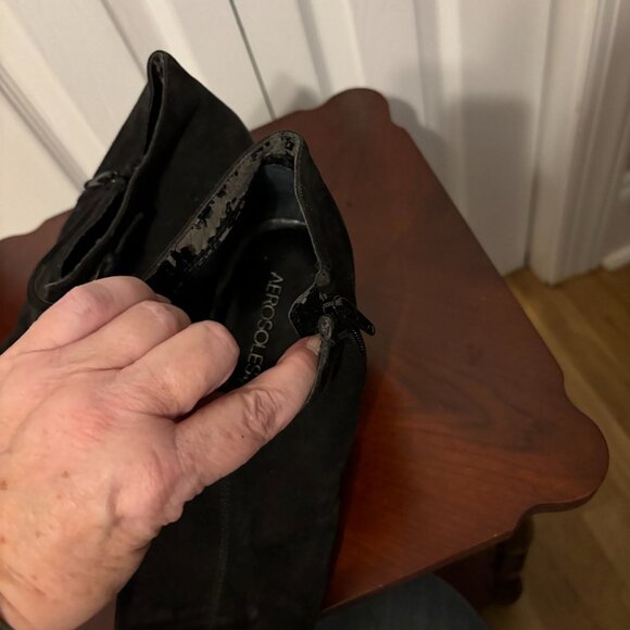 Aerosoles Suede heeled boots - Picture 6 of 6